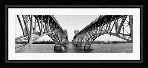 Framed South Grand Island Bridges, NY Print
