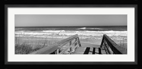 Framed Playlinda Beach, Canaveral National Seashore, Titusville, Florida Print