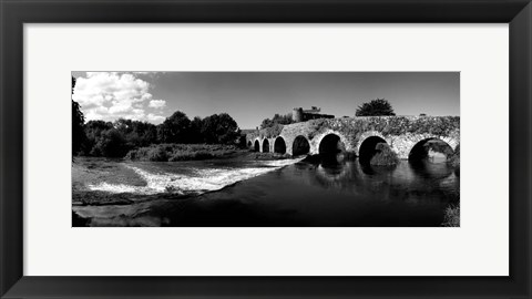 Framed Thirteen Arch Bridge over the River Funshion, Glanworth, Ireland Print