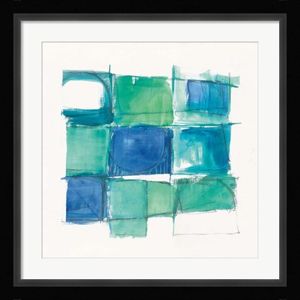 Framed 131 West 3rd Street Square II on White Print