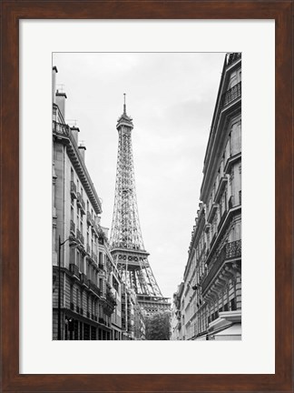 Framed Eiffel Glimpse Print