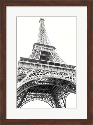 Framed Eiffel up Close Print