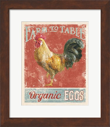 Framed Farm Nostalgia V Print