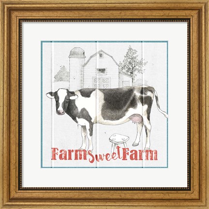 Framed Farm To Table IV Print