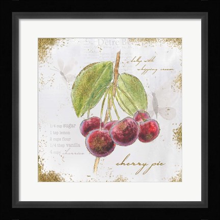 Framed Garden Treasures IV Print