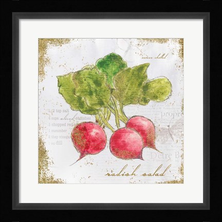 Framed Garden Treasures XII Print