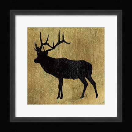 Framed Golden Lodge IV Print