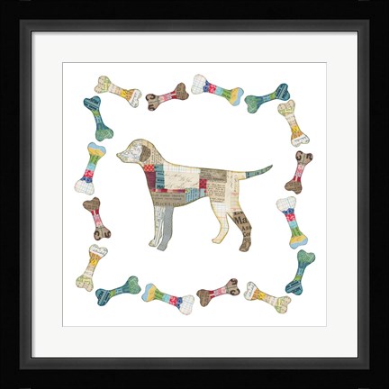 Framed Good Dog II Print