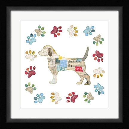 Framed Good Dog IV Print