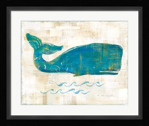 Framed On the Waves I Print