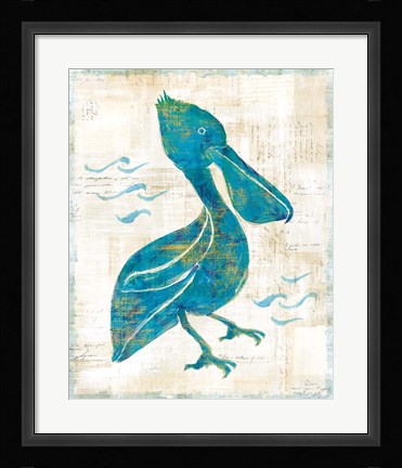 Framed On the Waves V Print