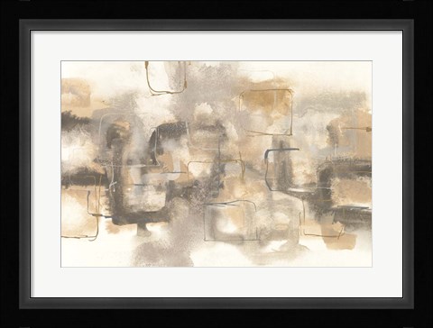 Framed Platinum Neutrals I Print