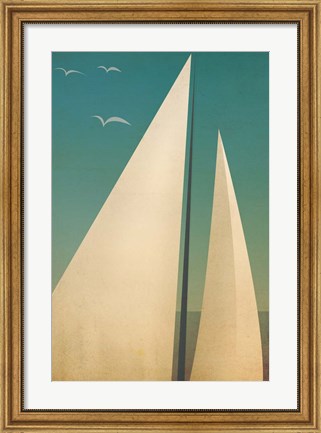 Framed Sails I Print