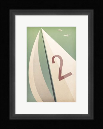 Framed Sails VIII Print