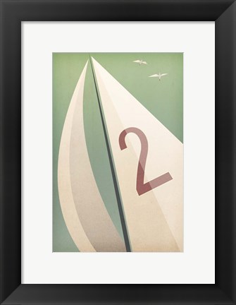 Framed Sails VIII Print