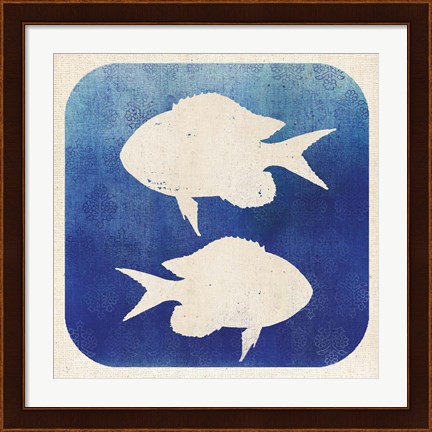 Framed Watermark Fish Print