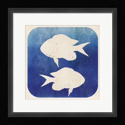 Framed Watermark Fish Print