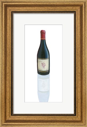 Framed Wine Stance I Print