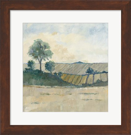 Framed Fields before the Storm Print