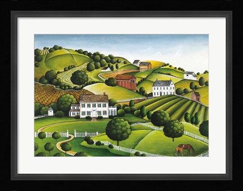 Framed Apple Valley Print