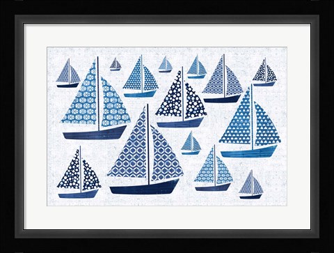 Framed Sunday on the Coast I Print