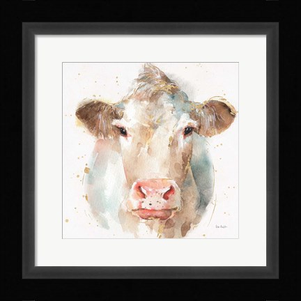 Framed Farm Friends II Print