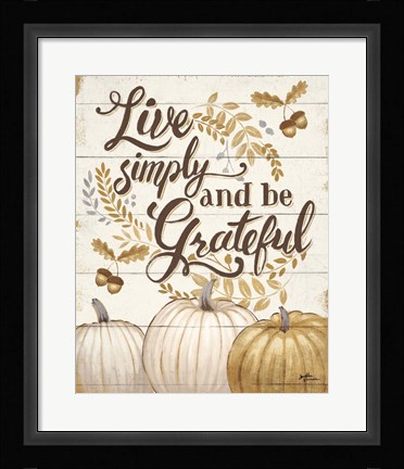 Framed Grateful Season I Print