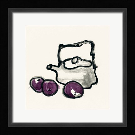 Framed Tea and Plums Print