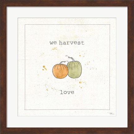 Framed Harvest Cuties I Print