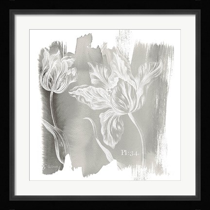 Framed Water Wash I Neutral Print