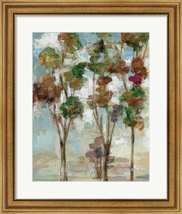 Framed Serene Forest II Print