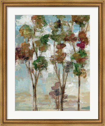 Framed Serene Forest II Print