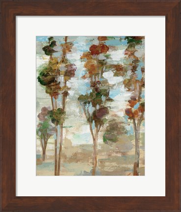Framed Serene Forest III Print