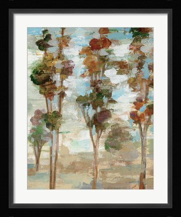 Framed Serene Forest III Print