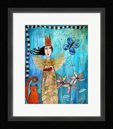 Framed All Creatures Big And Small Print