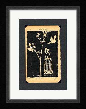 Framed Believe Gocco Print Print