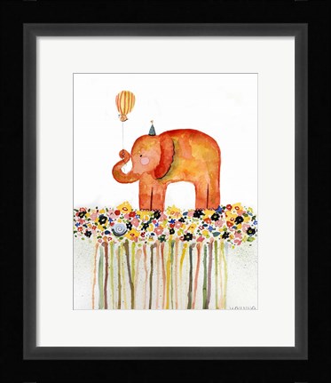 Framed Big Day Elephant Print