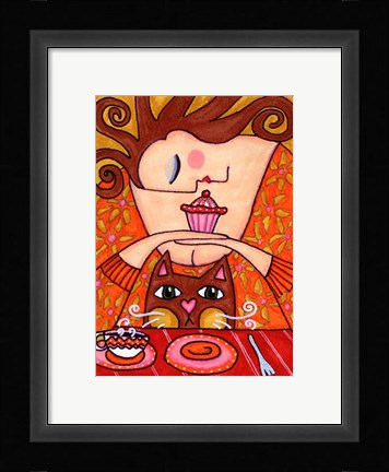 Framed Big Diva Cupcake For One Print