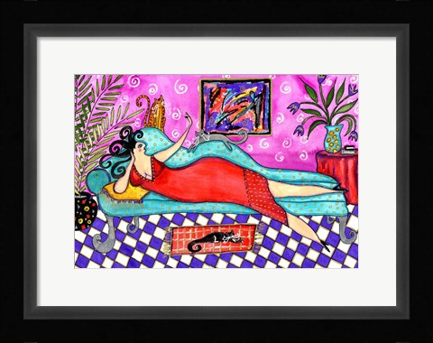 Framed Big Diva New Diamond Ring Print