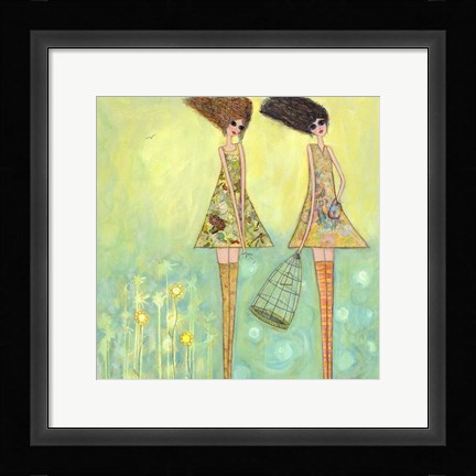 Framed Big Eyed Girls For The Best Print