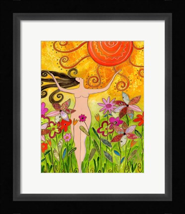 Framed Big Sun Diva Print