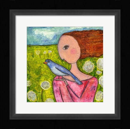 Framed Free Like The Dandelions Print