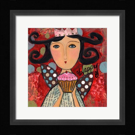 Framed Happy Every Day Fairy Print