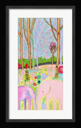 Framed Meeting Of The Minds Elephants Print