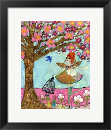 Framed Spring Beginnings Fairy Print