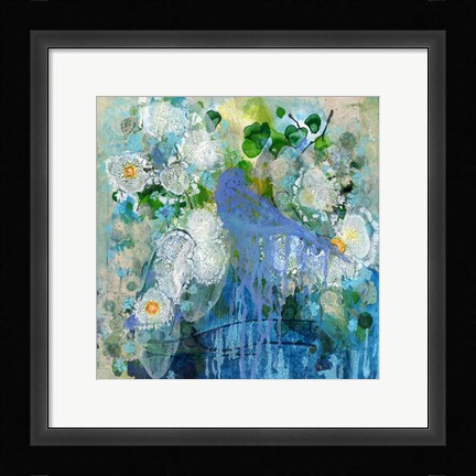 Framed Bluebird Reflections Print