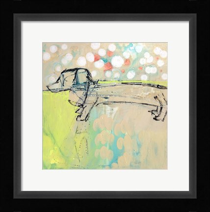 Framed Dachshund Print