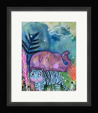 Framed Might Rain Print