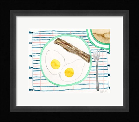 Framed Over Easy Print