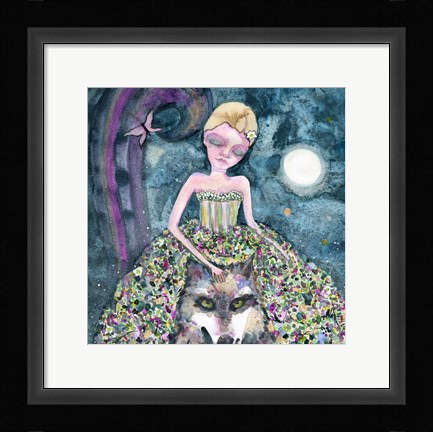 Framed Rest Now Print